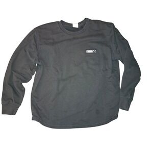 Puma Crewneck Sweatshirt Pullover Steelers Logo Black‎ Comfy Mens Size XL